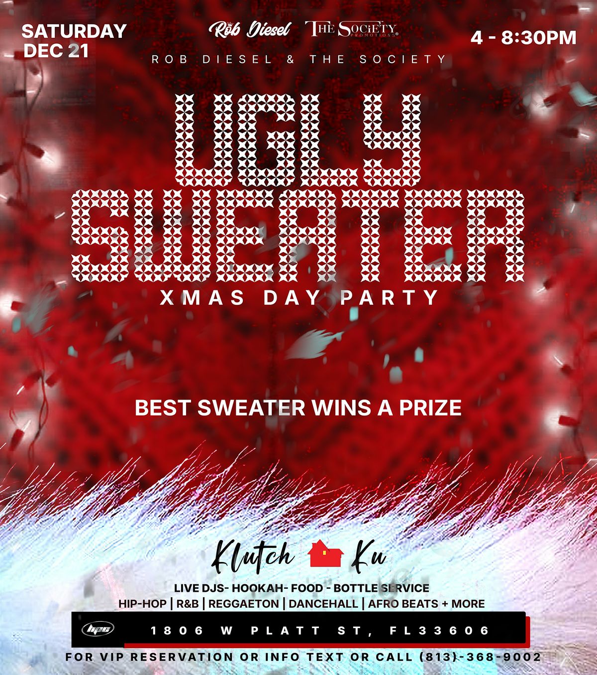 Ugly Christmas Sweater "Xmas Day Party"