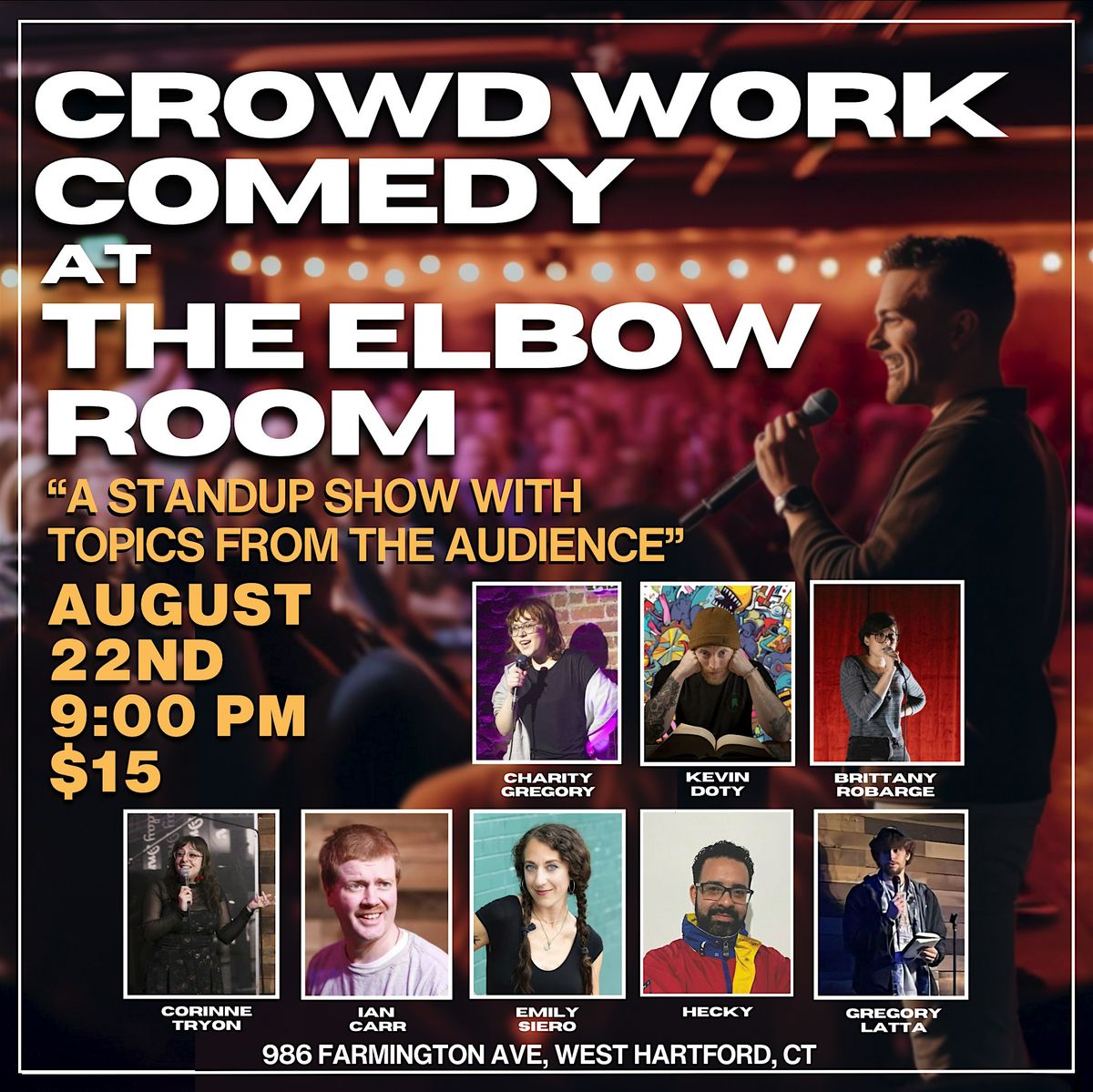 Crowd Work Comedy at The Elbow Room