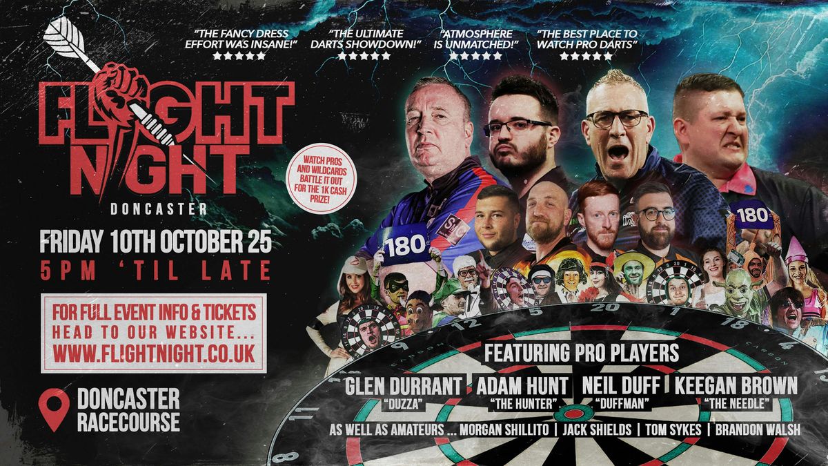 Flight Night 2025 'The Ultimate Darts Showdown' \ud83c\udfaf @ Doncaster Racecourse!