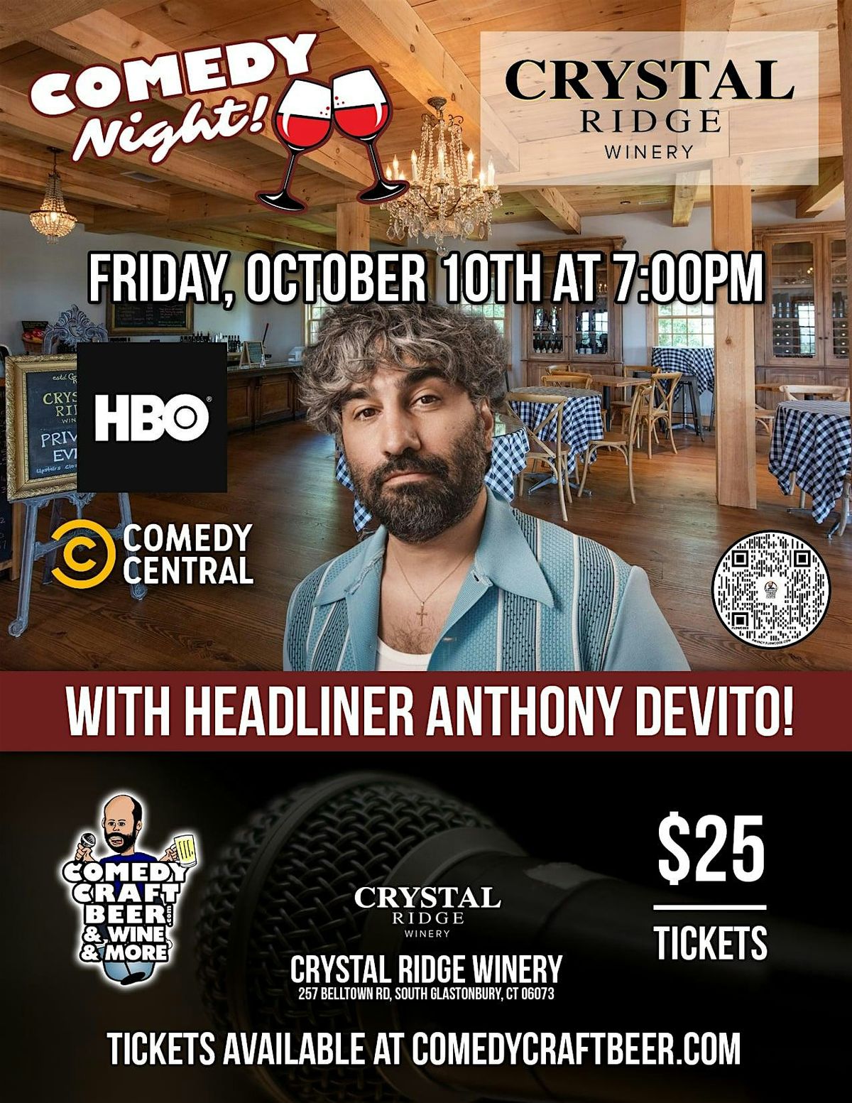 Comedy Night at Crystal Ridge Winery