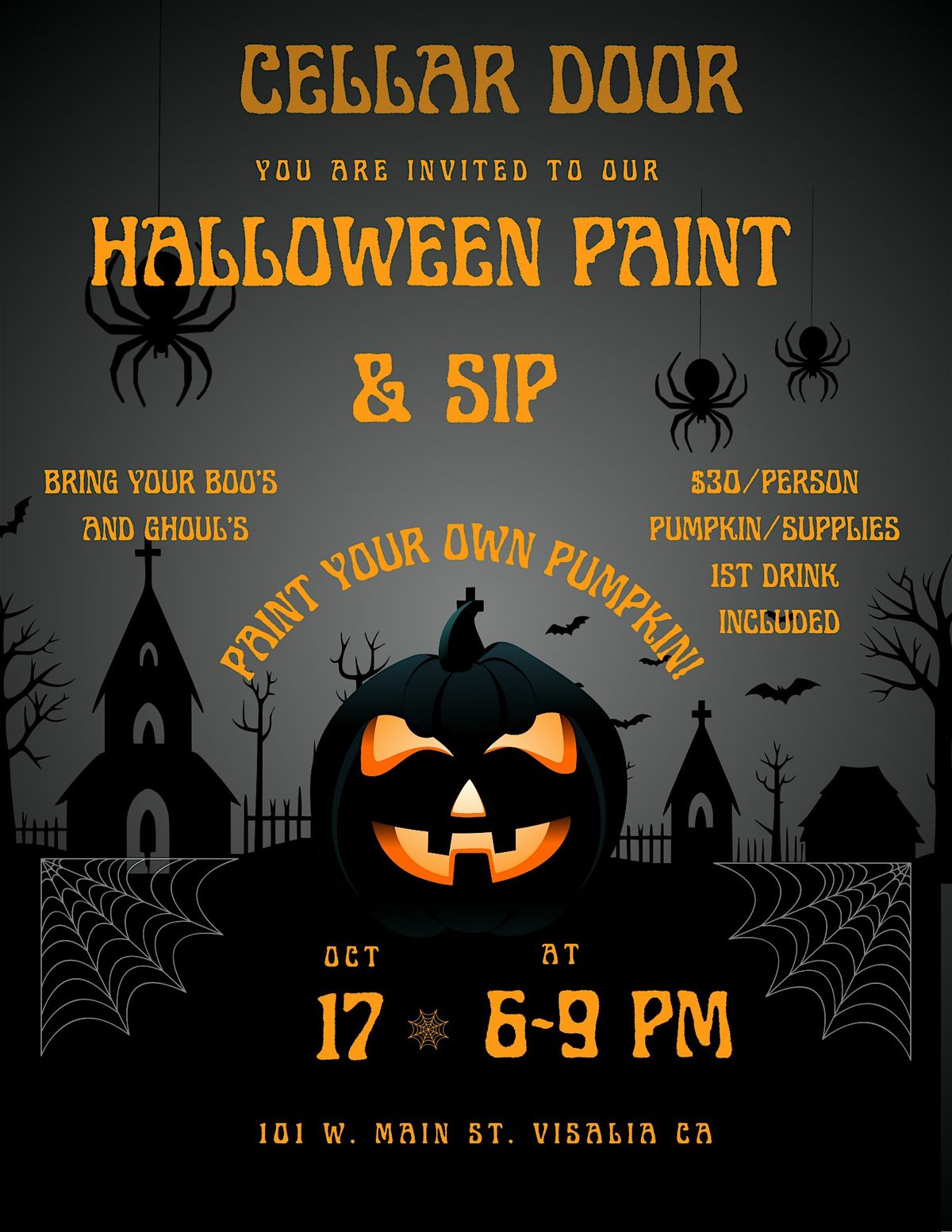 Halloween Paint & Sip