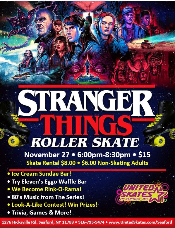 Stranger Things Skate Party