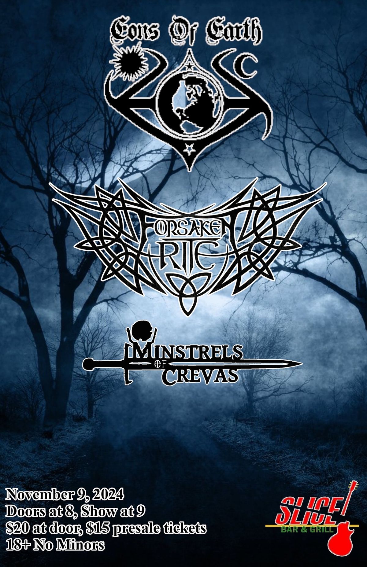 Eons of Earth \/ Forsaken Rite \/ Minstrels of Crevas