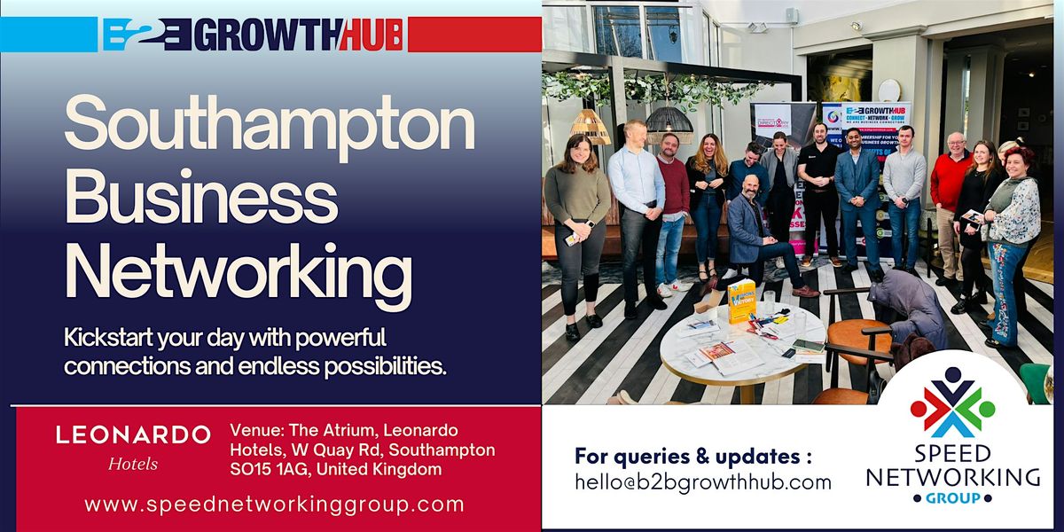 Southampton Business Breakfast: Networking Mornings at Leonardo Royal Hotel