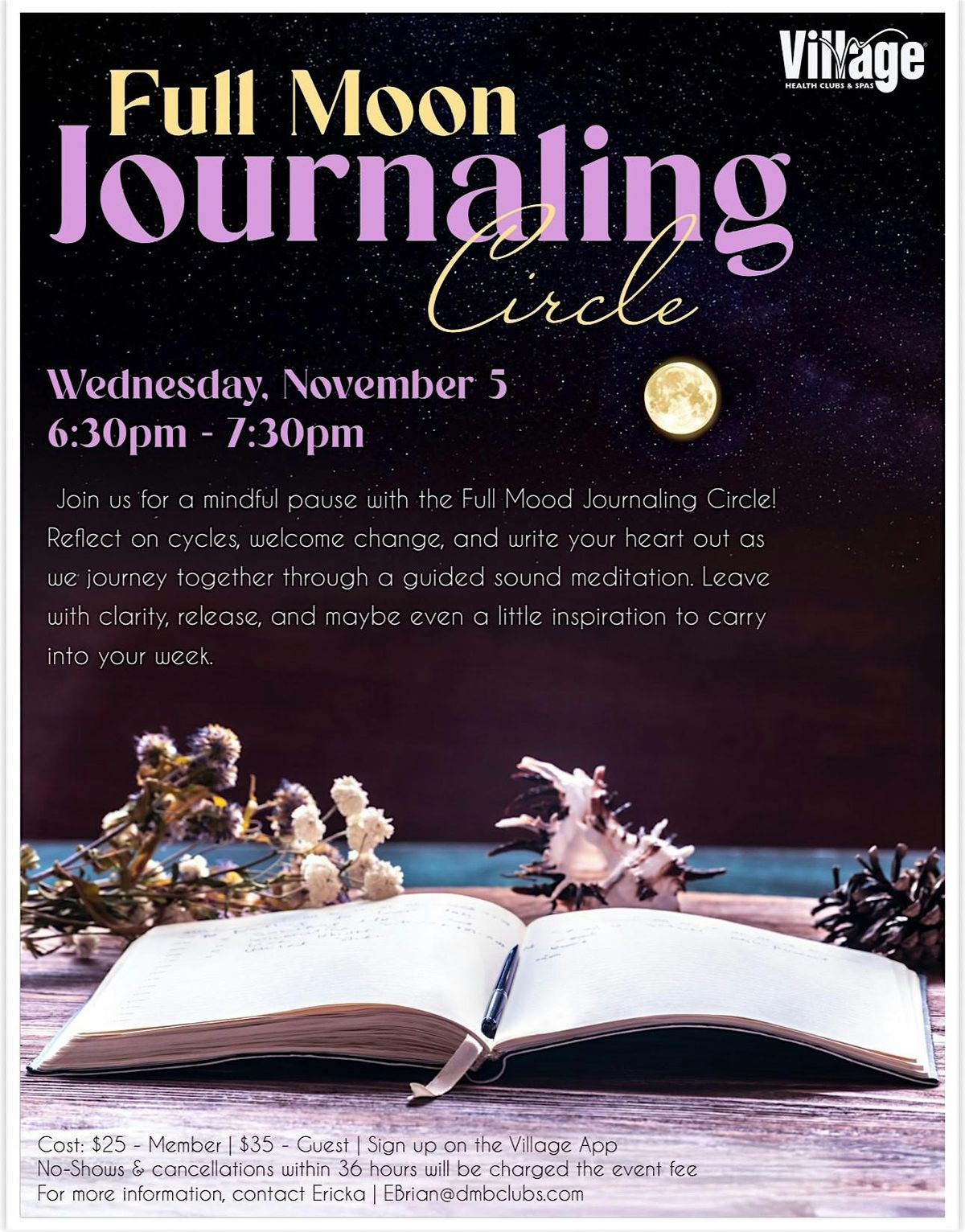 Full Moon Journaling Circle