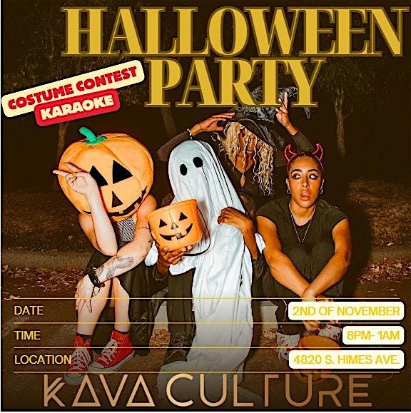 KAVA CULTURE SOUTH TAMPA: 1st Annual Halloween Party and Karaoke: 11\/2 @8pm