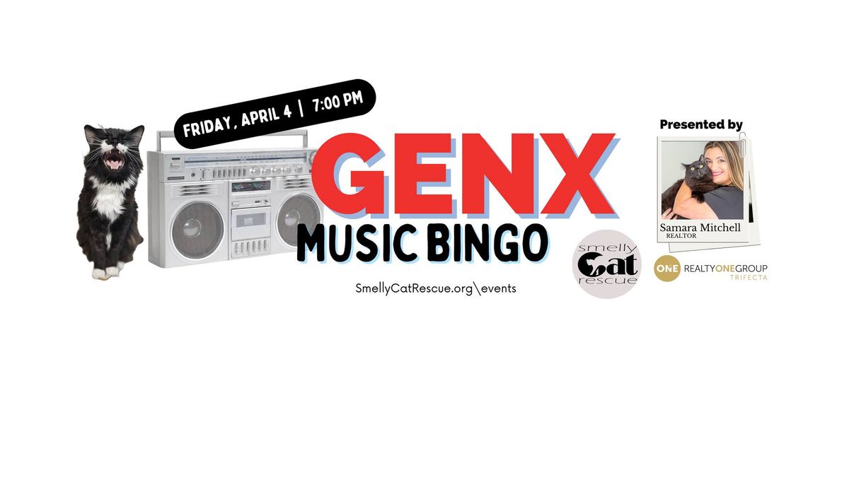 GenX Music Bingo