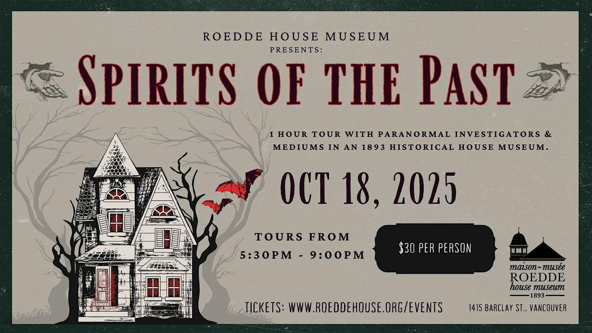Spirits of the Past: Ghostly Tour at Roedde House Museum