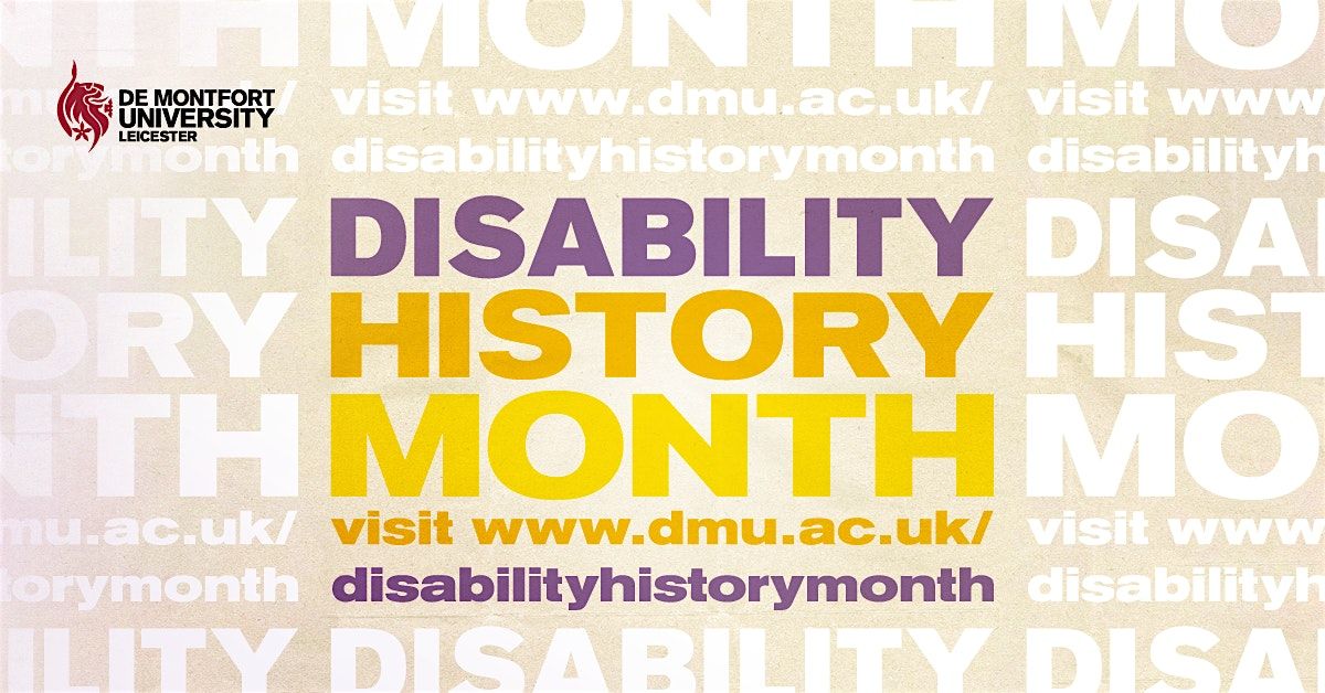 Disability History Month Launch Event