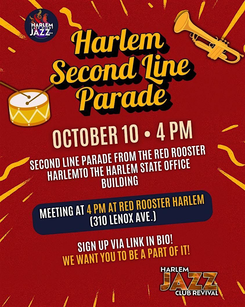 Harlem Second Line Parade \u2013 Kickoff to the Harlem JAZZ Club Revival\u2122