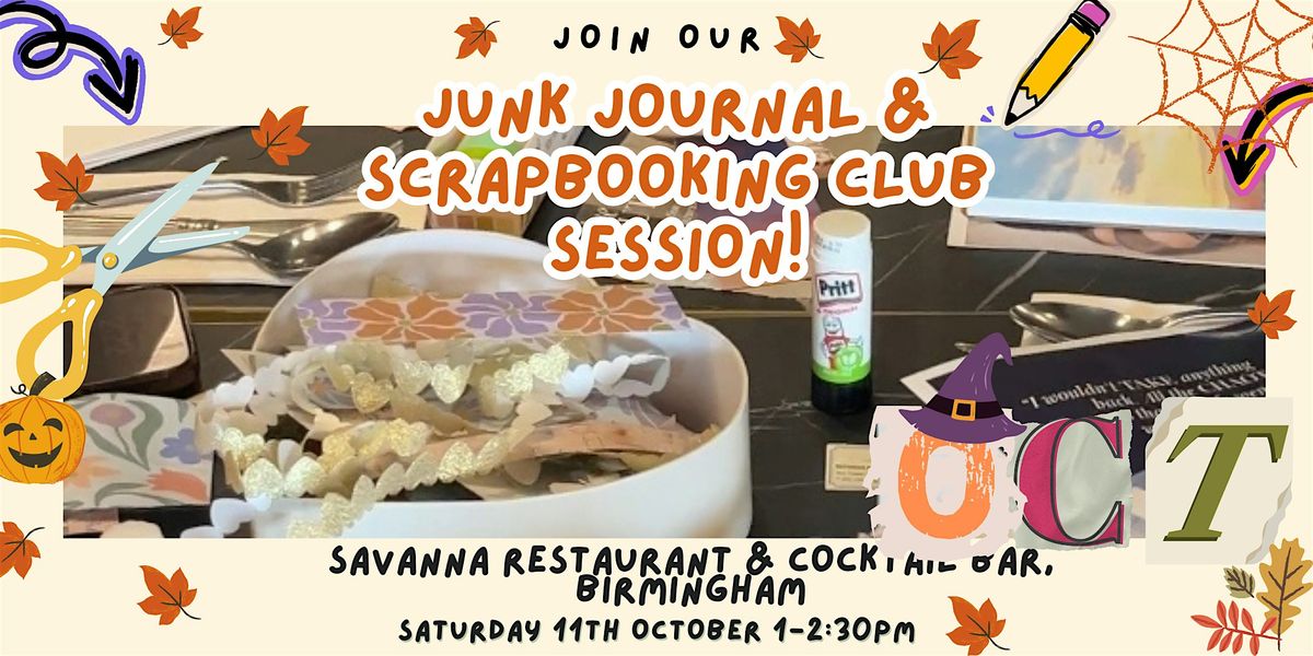 October Junk Journal & Scrapbooking Club Session