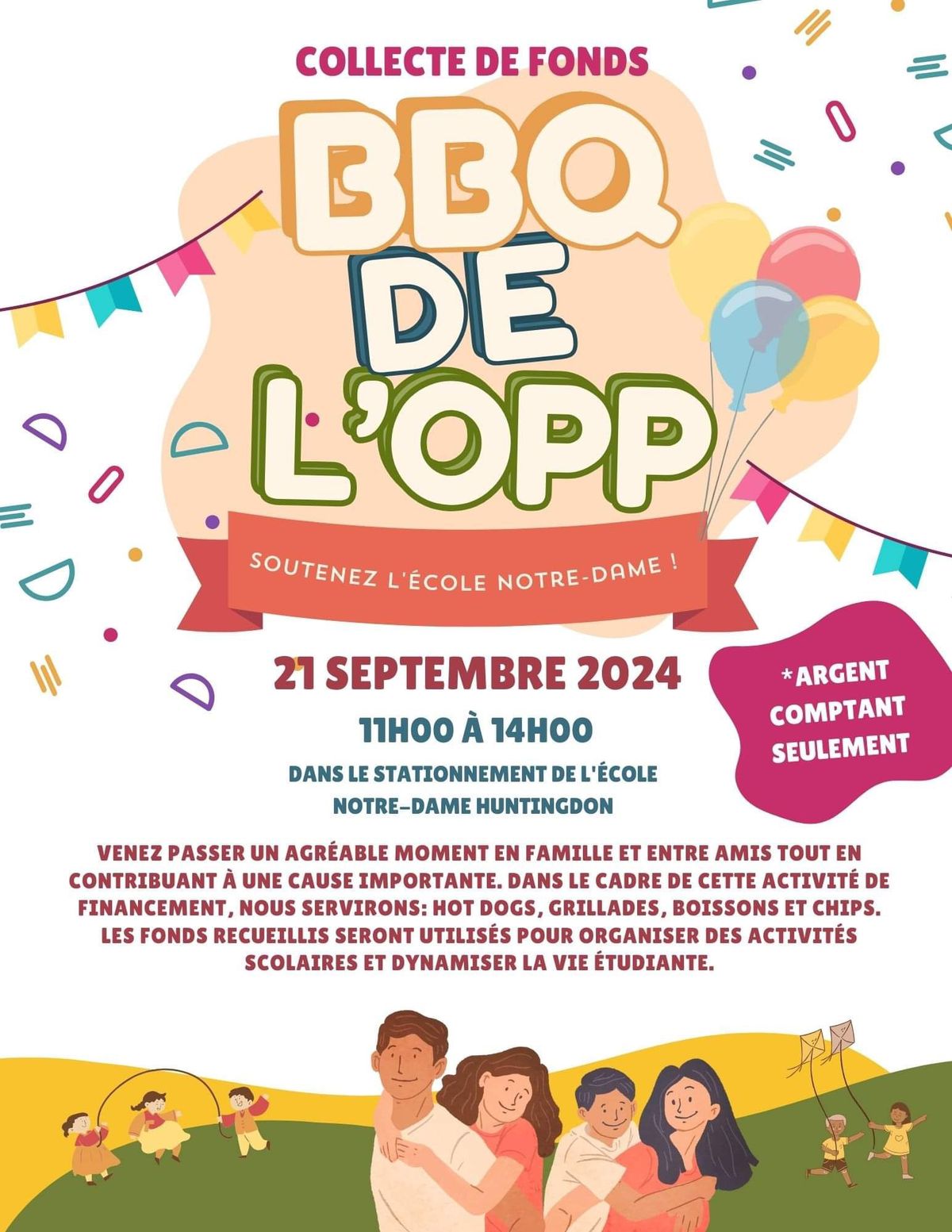 Collecte de fonds - BBQ de l\u2019OPP