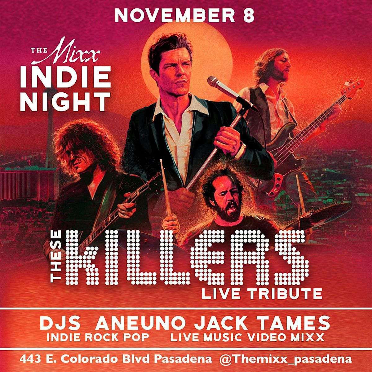 The KILLERS Live Tribute Show and Indie Dance Paraty