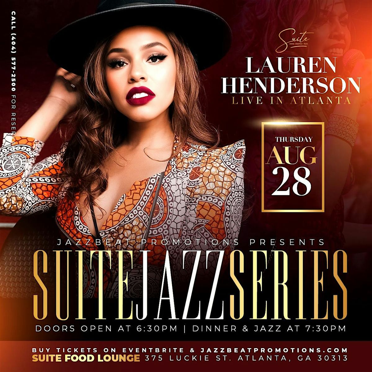 Lauren Henderson Live at Suite Lounge