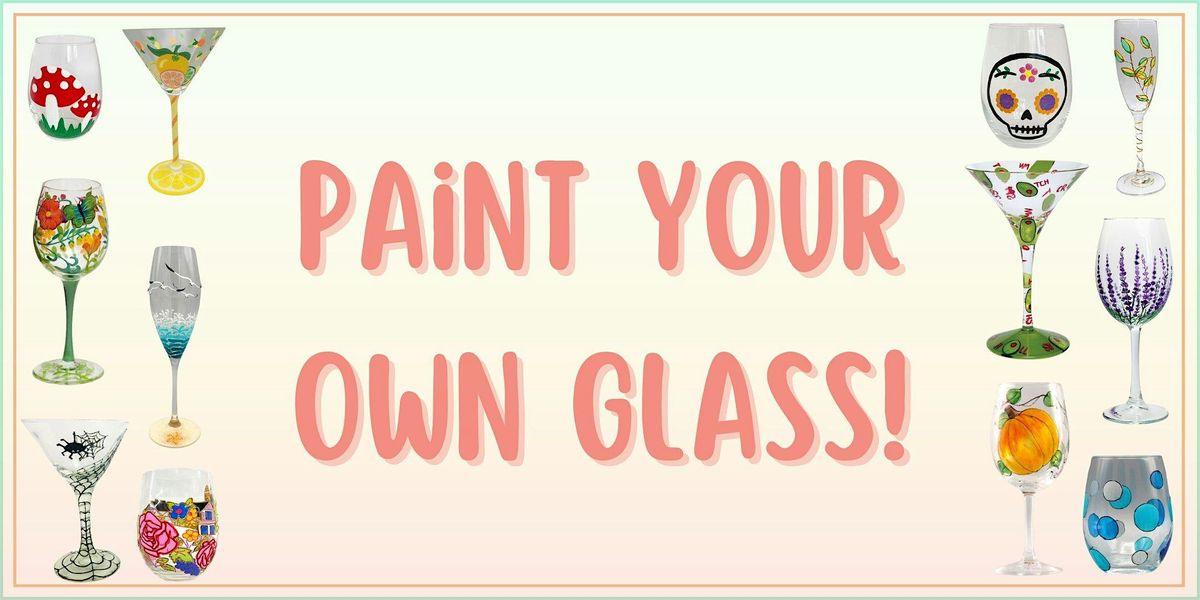 Paint Your Own Champagne Glass!