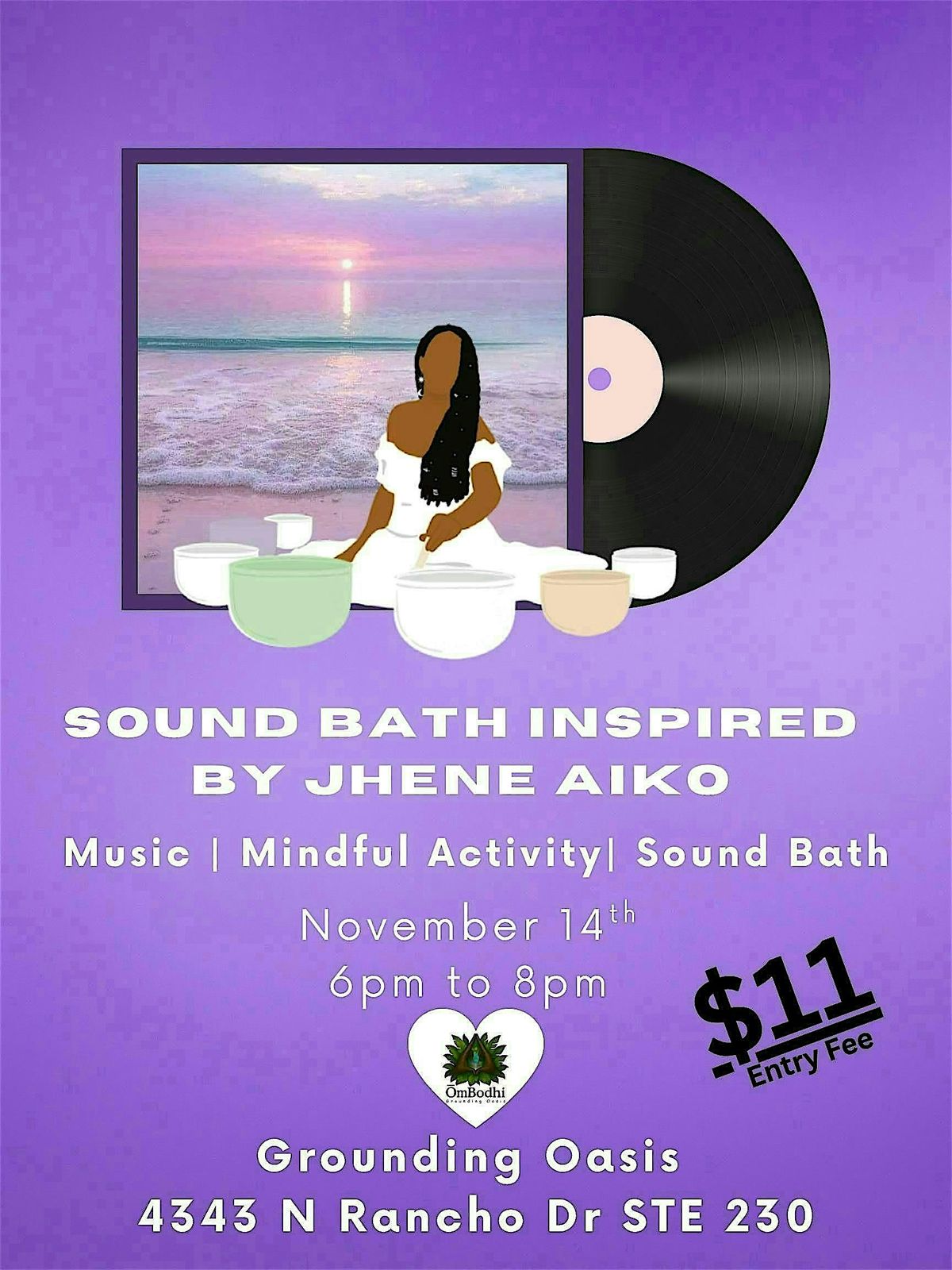 Artist-Inspired Sound Bath: A Tribute to Jhene Aiko  Music