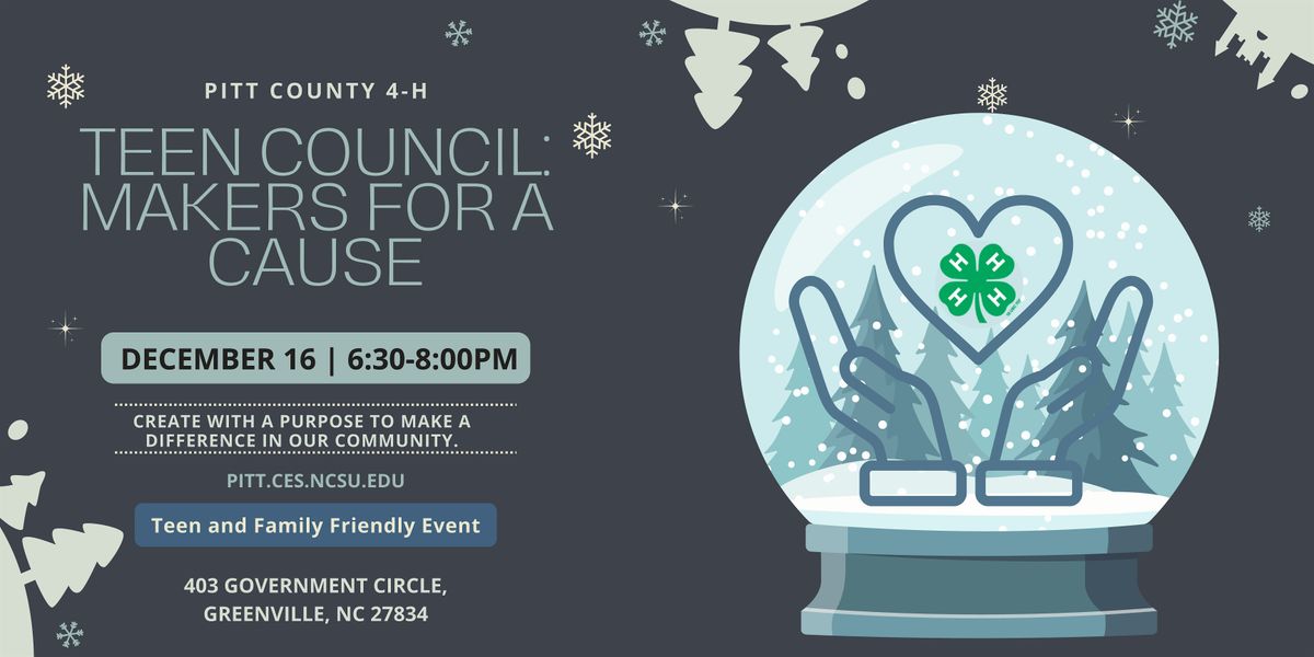 4-H Teen Council: Makers for a Cause