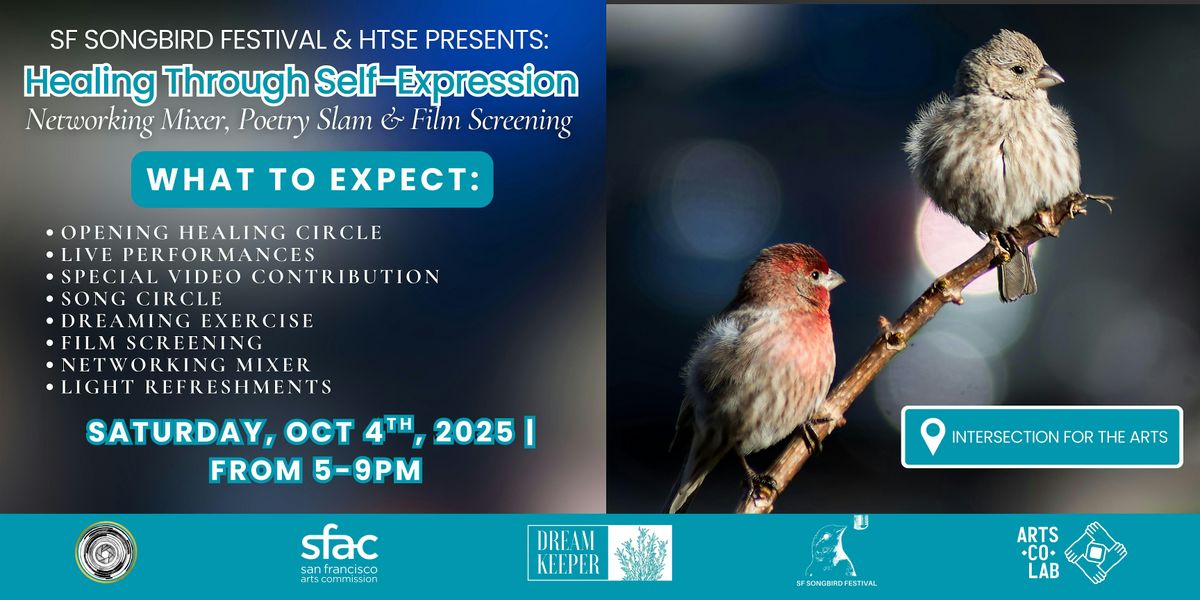 Healing Through Self Expression: Poetry Slam, Networking & Film Screening