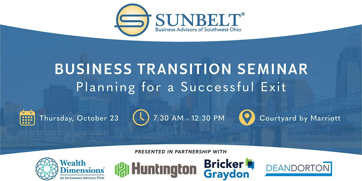 Business Transition Seminar - Cincinnati