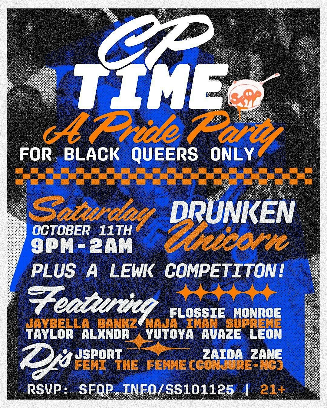CP TIME! A Pride Party for BLACK QUEERS ONLY