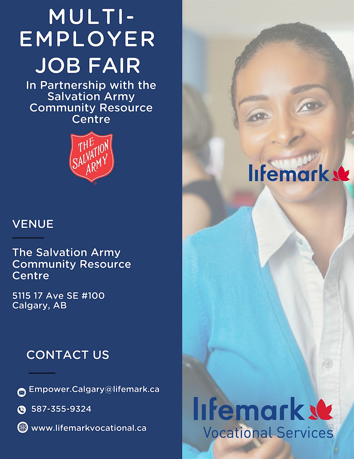 Job Fair in Partnership with the Salvation Army Community Resource Centre