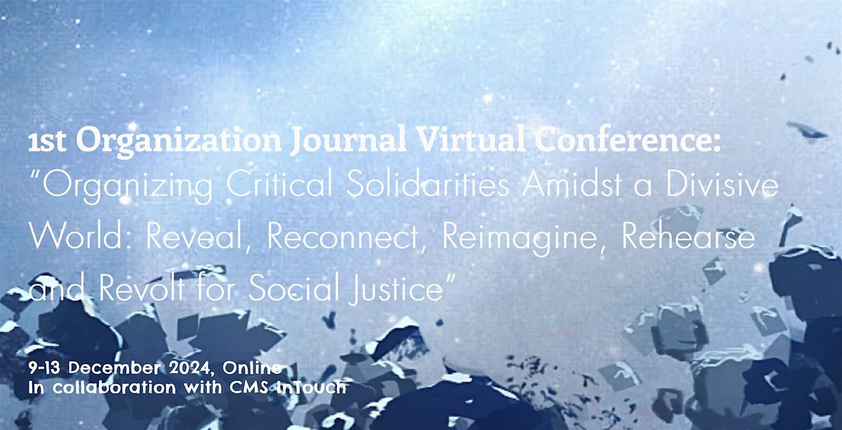 1st Organization Journal Virtual Conference: Day 2