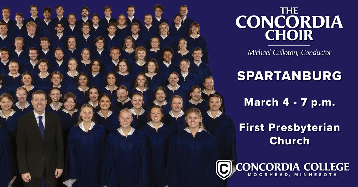 The Concordia Choir on Tour in Spartanburg