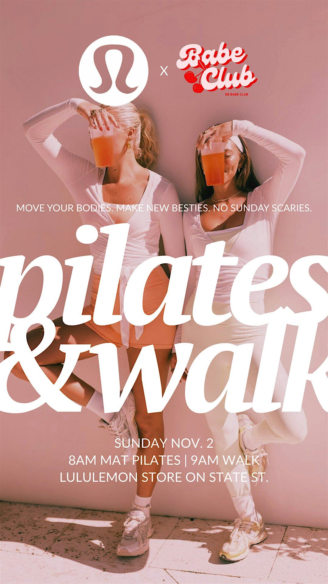 Lululemon X SB Babe Club: MAT PILATES & WALK