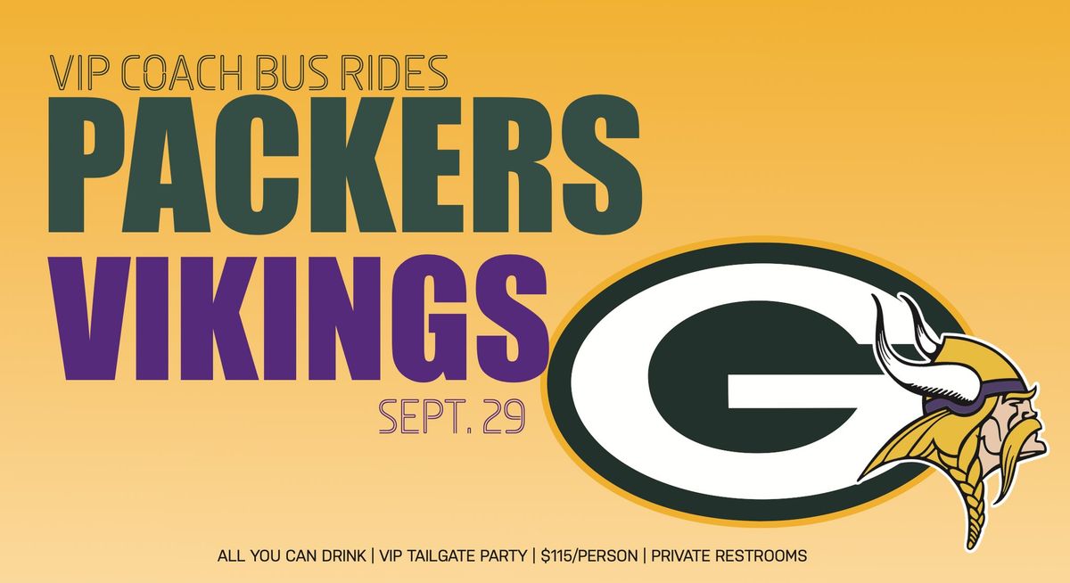 Packers vs. Vikings VIP Coach Buses