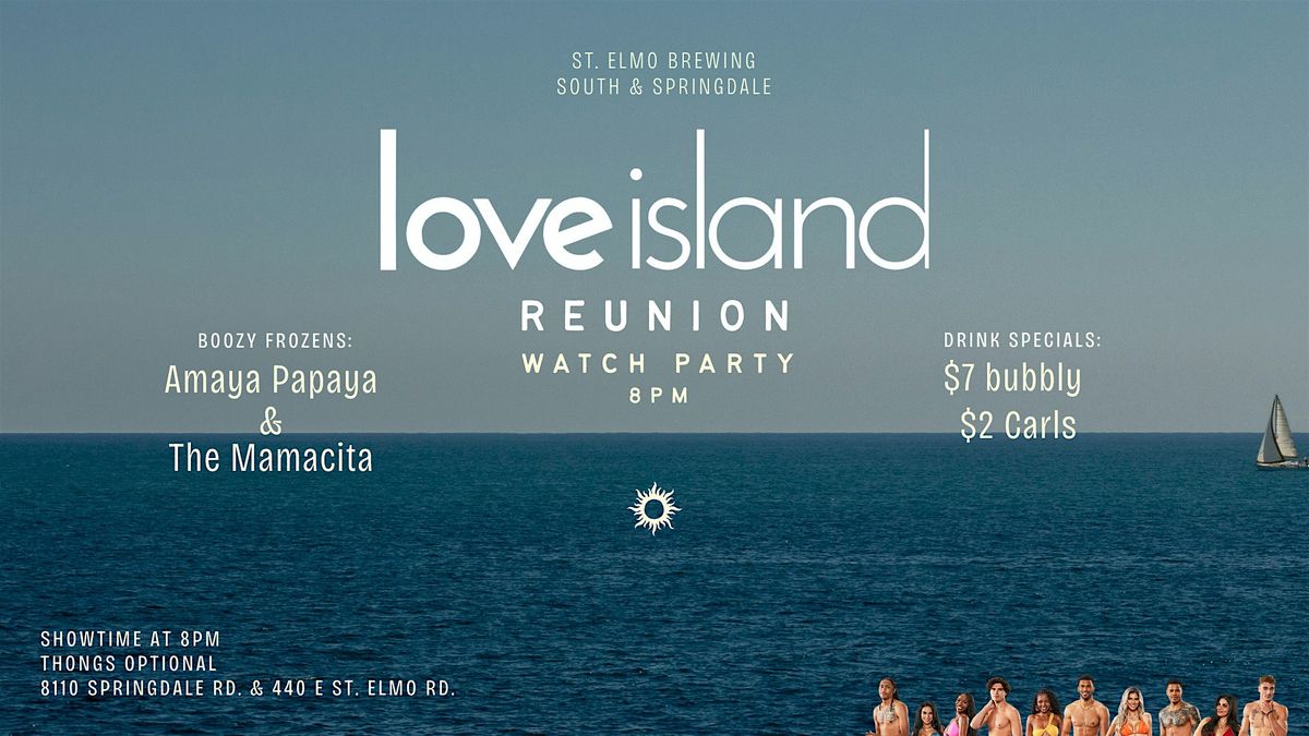 Love Island USA Reunion Watch Party
