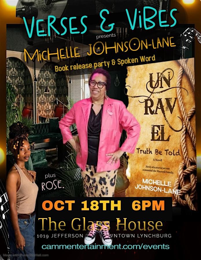 Verses & Vibes  Michelle Johnson-Lane Book Release Party and Spoken Word