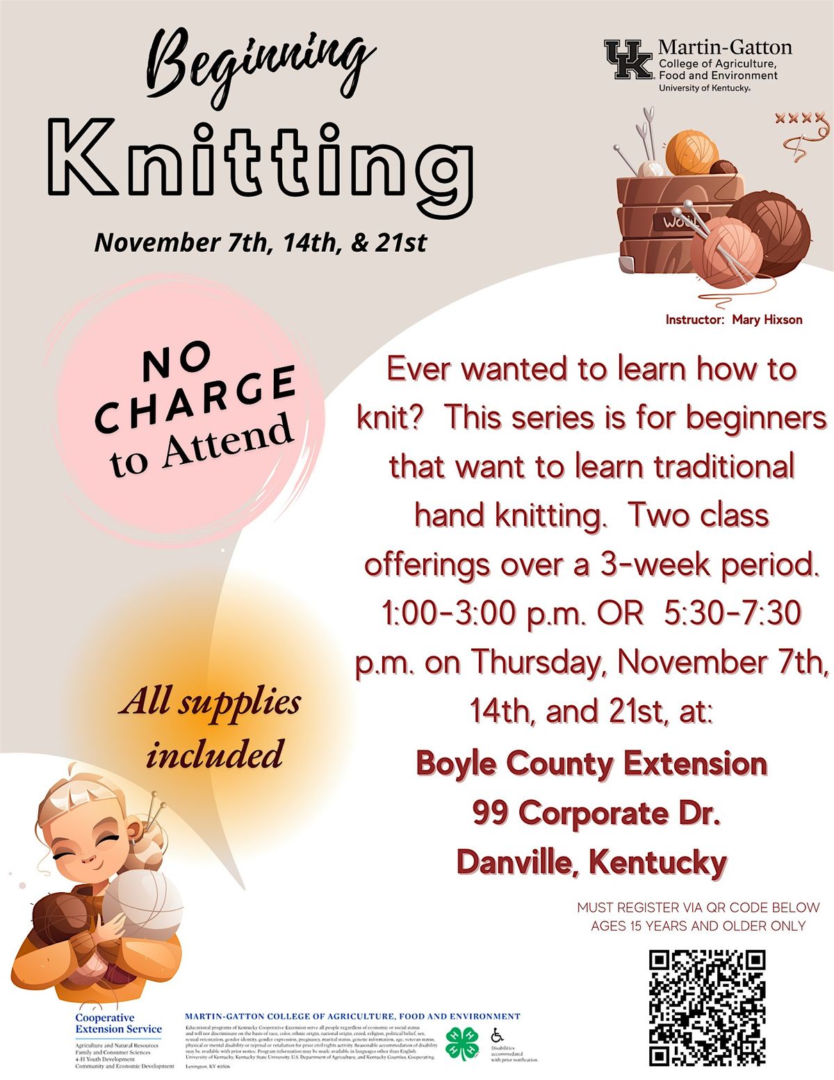 Beginning Knitting