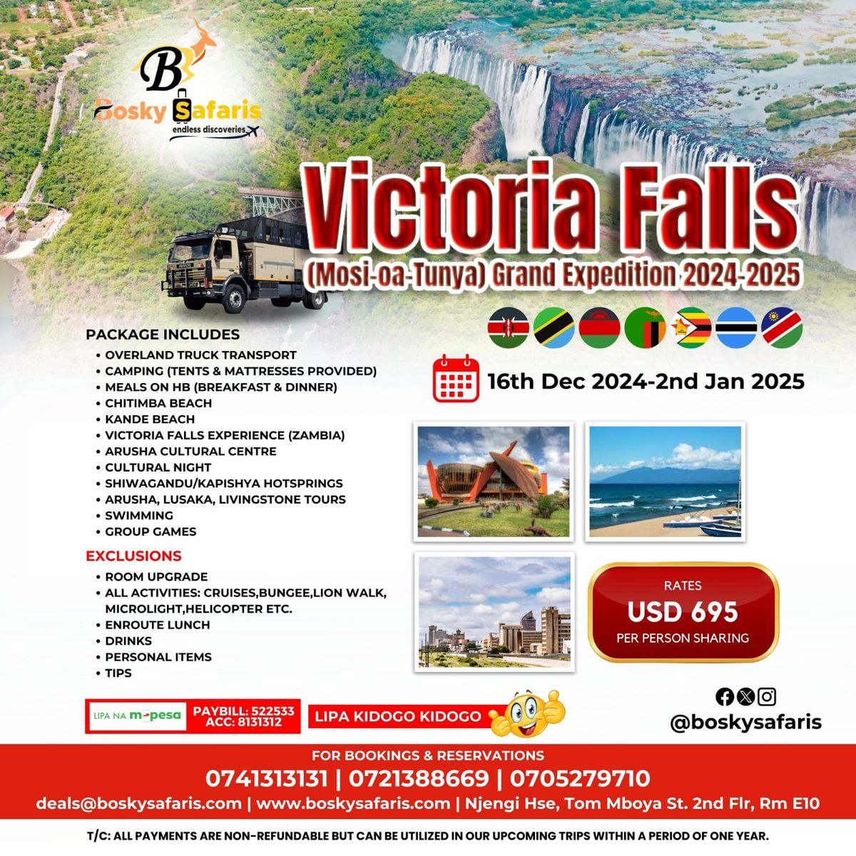 Victoria Falls (Mosi-oa-Tunya) Grand 2024-2025 Expediti