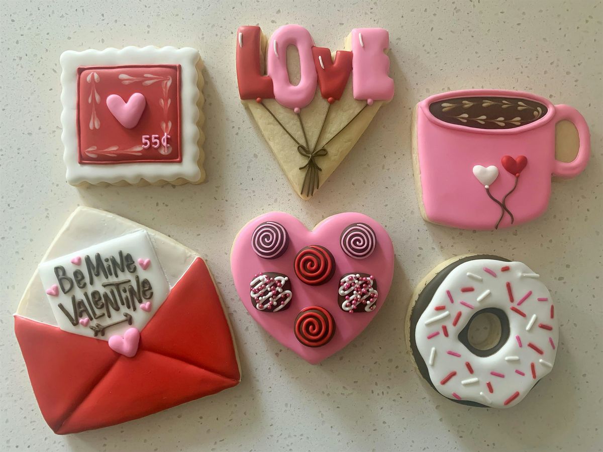 Valentine\u2019s Themed Cookie Decorating Class