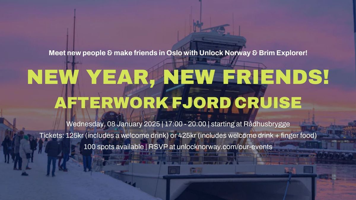 New Year, New Friends! Afterwork Fjord Cruise \u2728