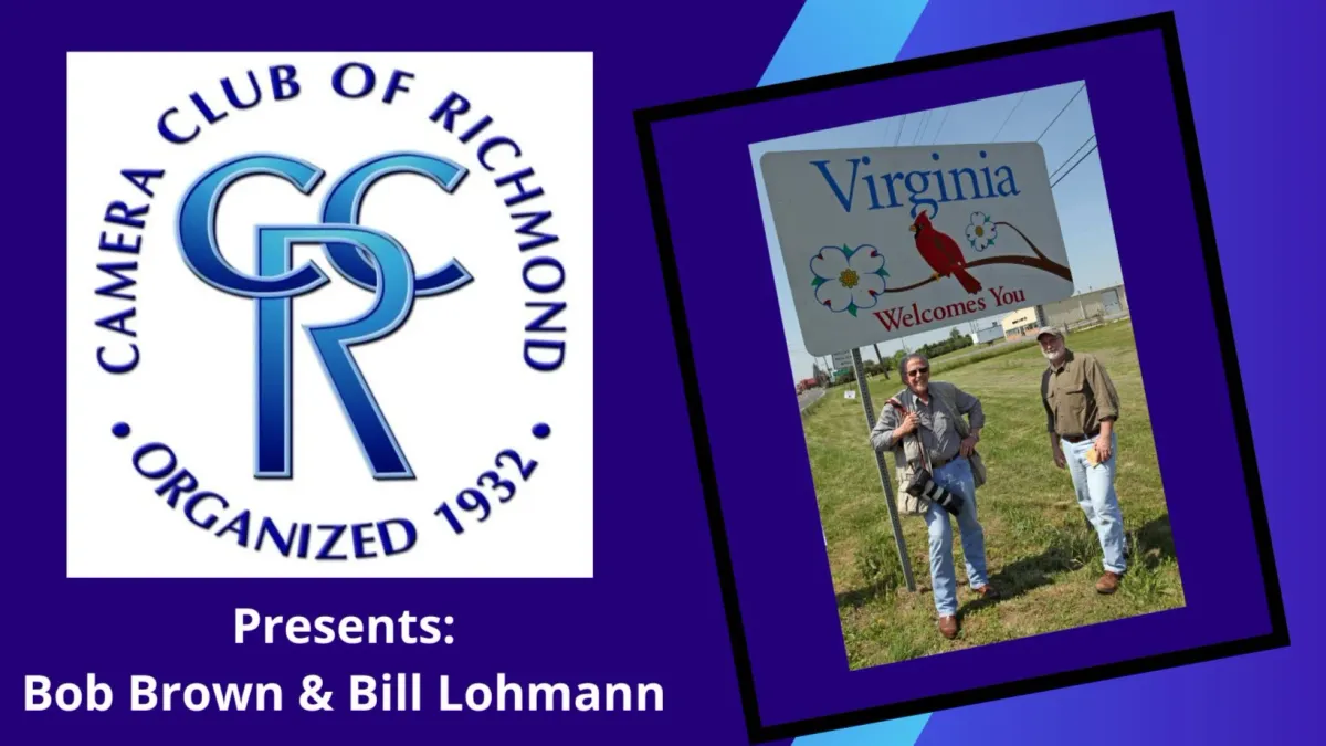 Bob Brown & Bill Lohmann Present "Back Roads: People Places & Pie from Around VA