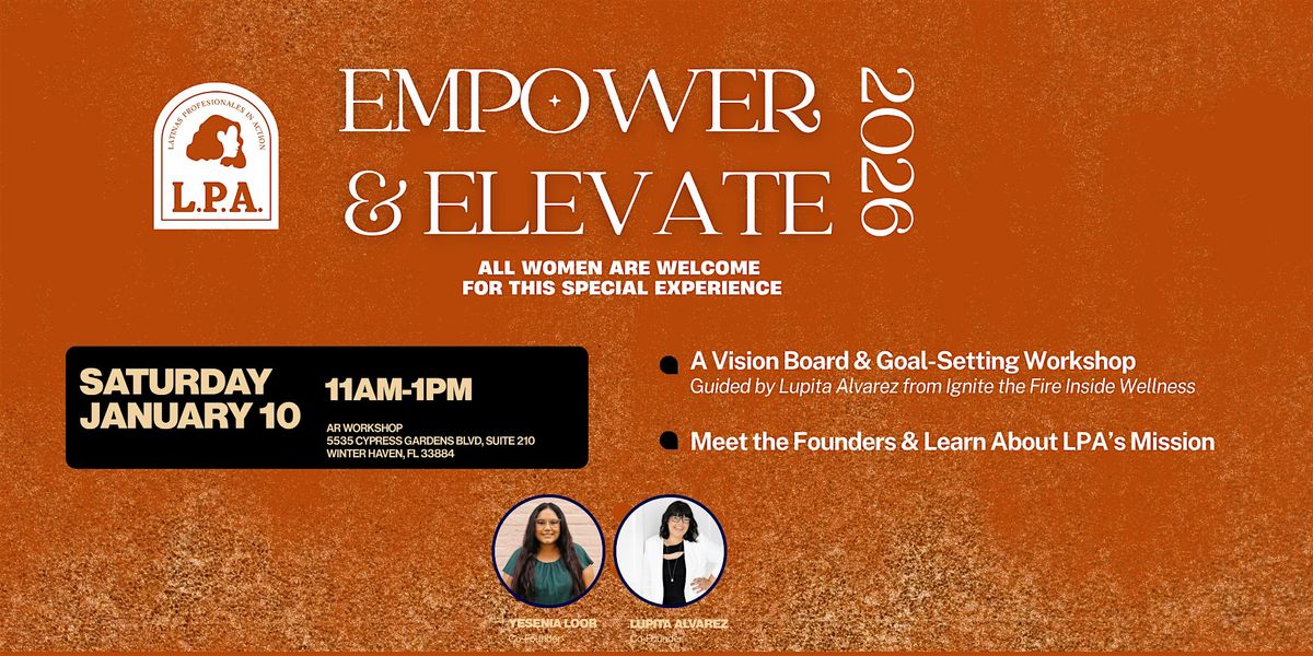 Empower & Elevate 2026 | Vision Board + Holistic Goal Setting Experience