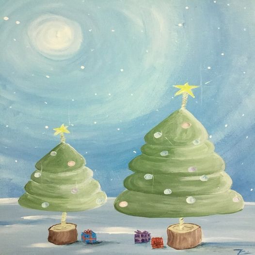 "Merry & Bright" In-Studio Paint Party!!