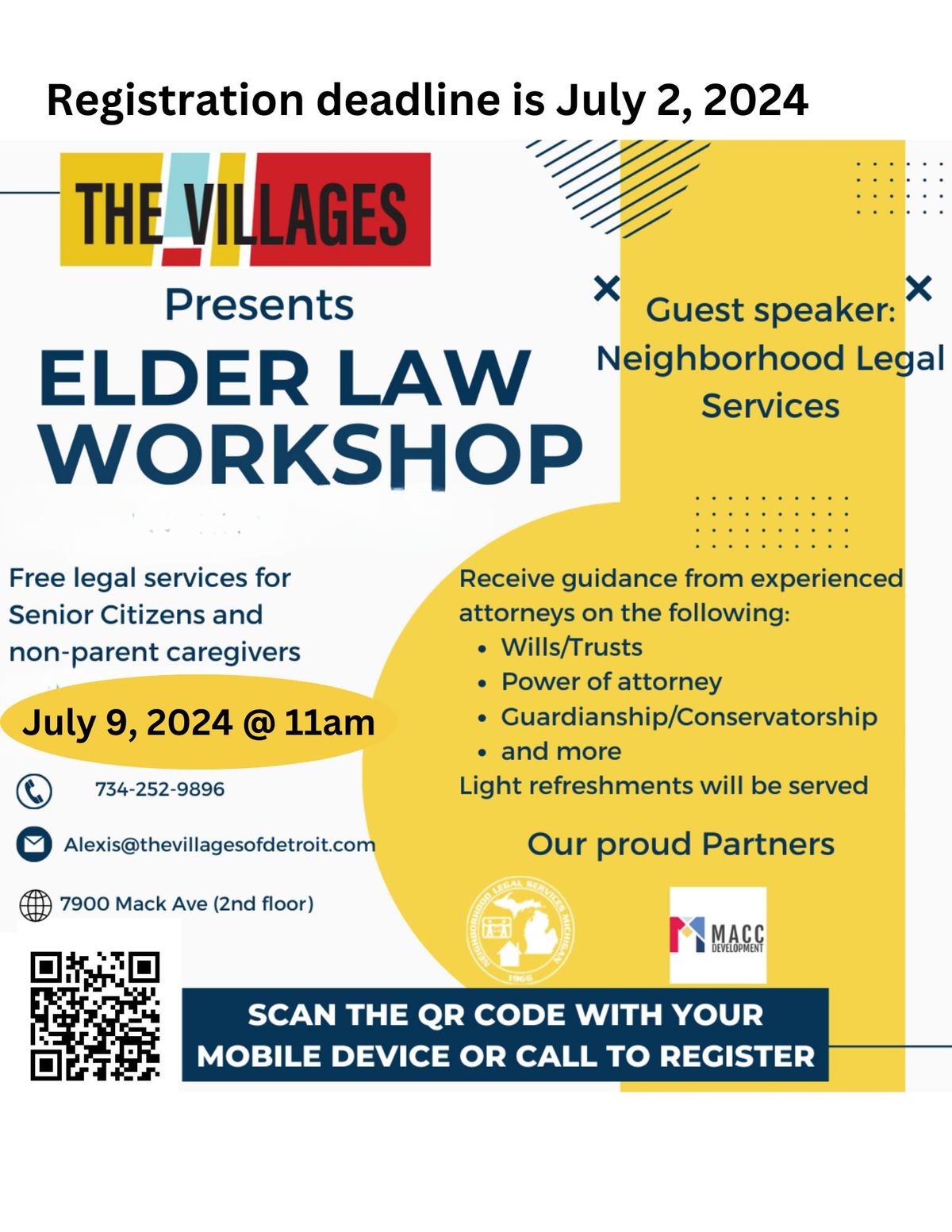 Elder Law Estate Planning Workshop