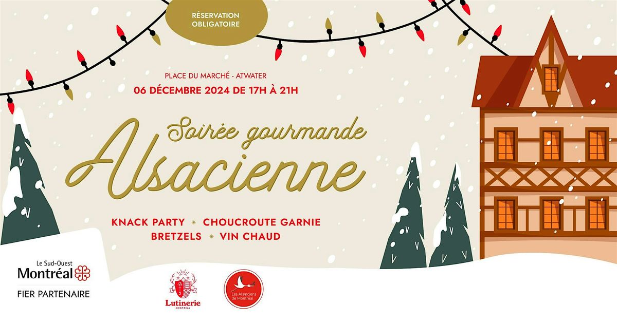 KNACK PARTY ALSACE au Village de No\u00ebl de Montr\u00e9al- March\u00e9 Atwater