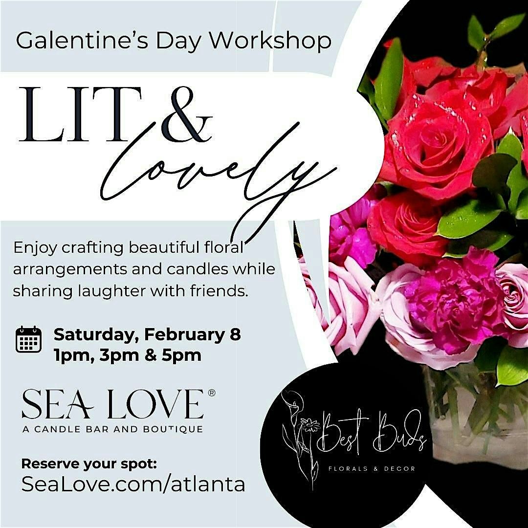 Lit & Lovely: Galentine\u2019s Design Workshop