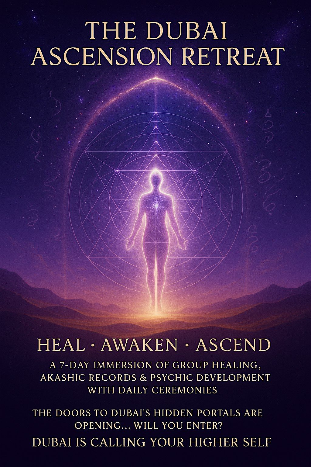 Dubai Ascension Retreat and Trainnig