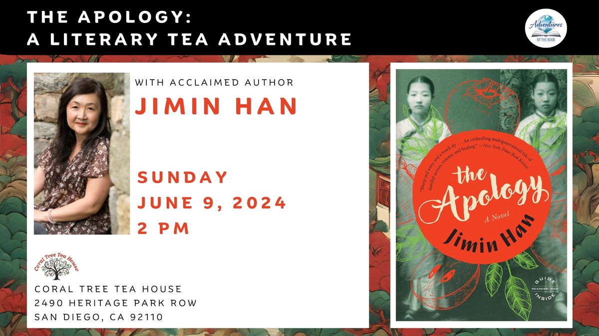 The Apology: a Literary Tea Adventure featuring acclaimed author Jimin Han