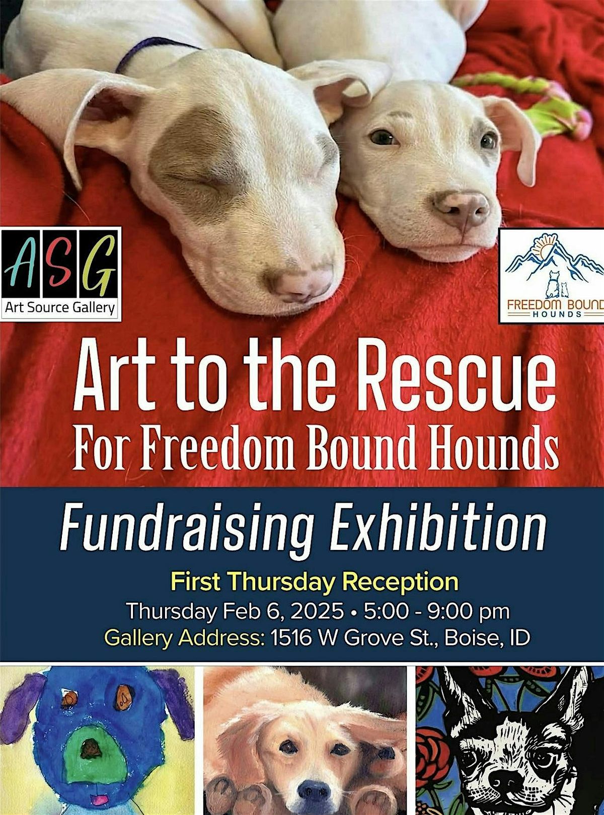 \u201cArt to the Rescue\u201d - a gallery exhibit to benefit Freedom Bound Hounds