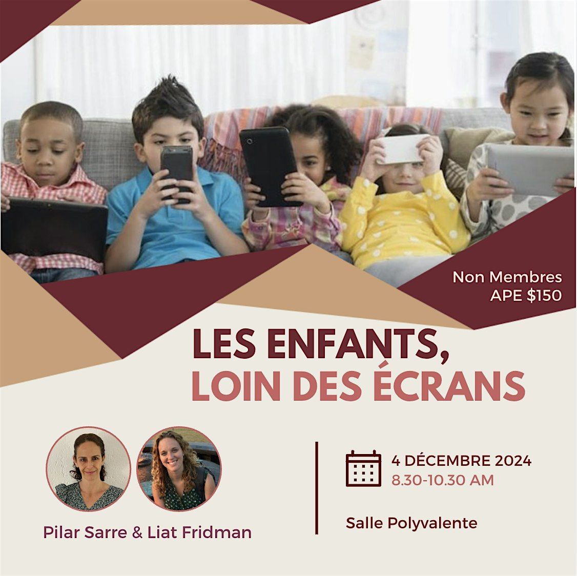 Les enfants, loin des \u00e9crans