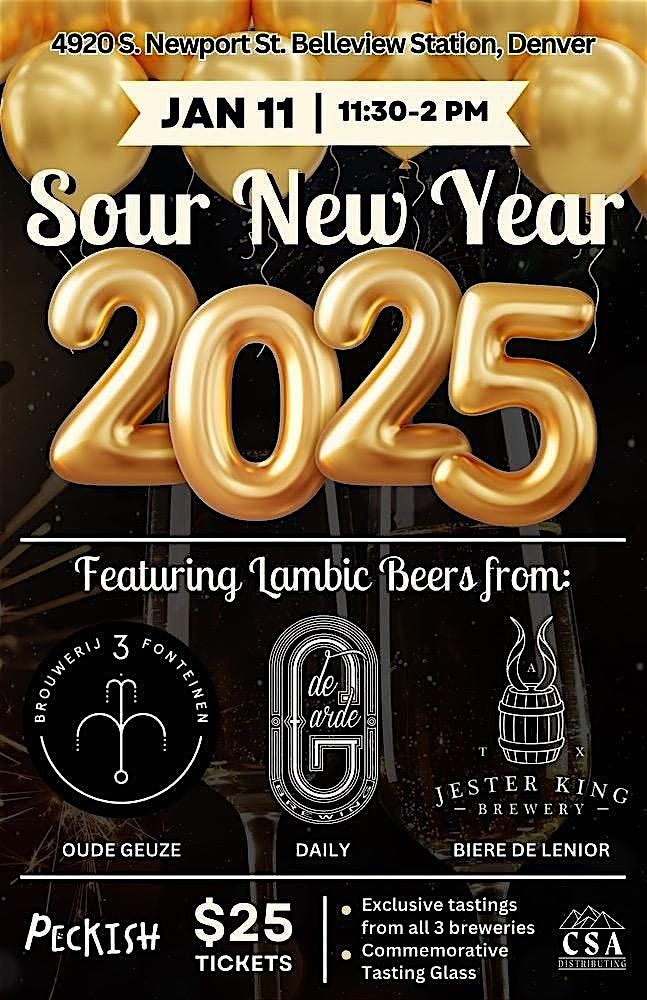 Sour New Year Lambic Beer Tasting