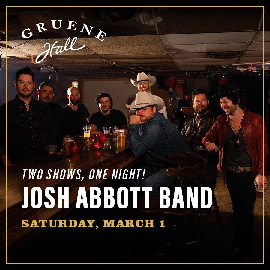 Josh Abbott Band at Gruene Hall