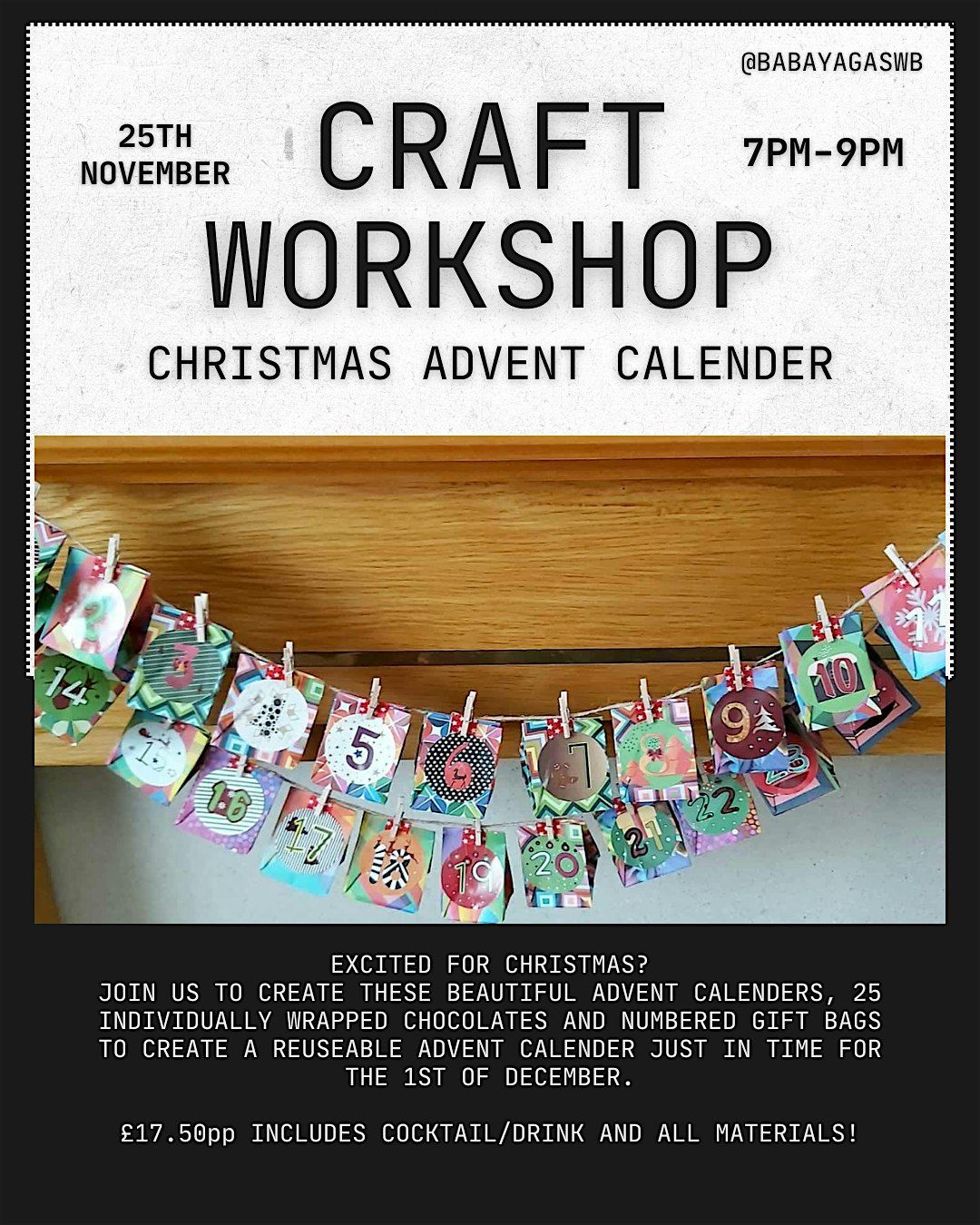 Christmas Advent Calender Workshop