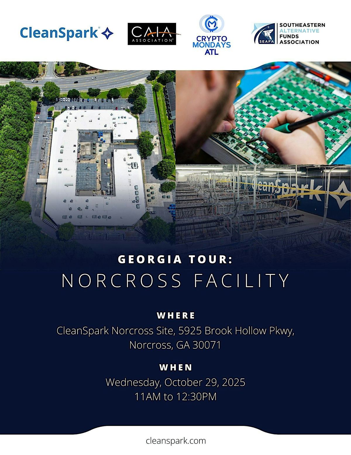 Bitcoin Mining Tour at CleanSpark