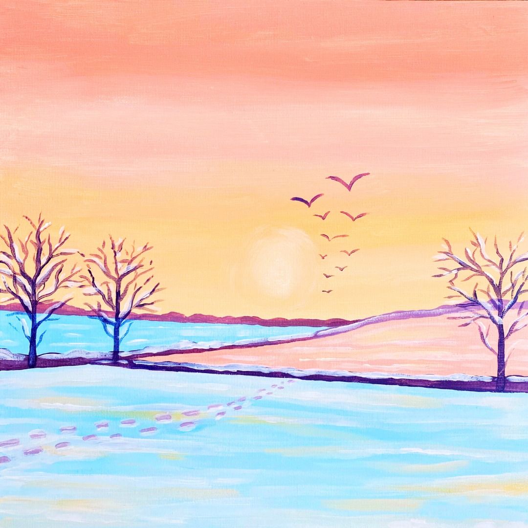 Paint & Unwind at The Lounge Bedminster, Bristol - "Countryside Blush"